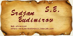 Srđan Budimirov vizit kartica